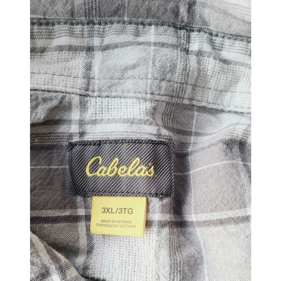 Cabela's Short Sleeve‎ Button Up Shirt Size 3XL - Picture 3 of 3